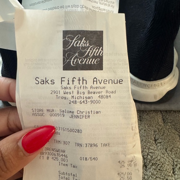 Used. Balenciaga Toddler EUR 25-26 US 9-9.5 Final Sale - Picture 4 of 4